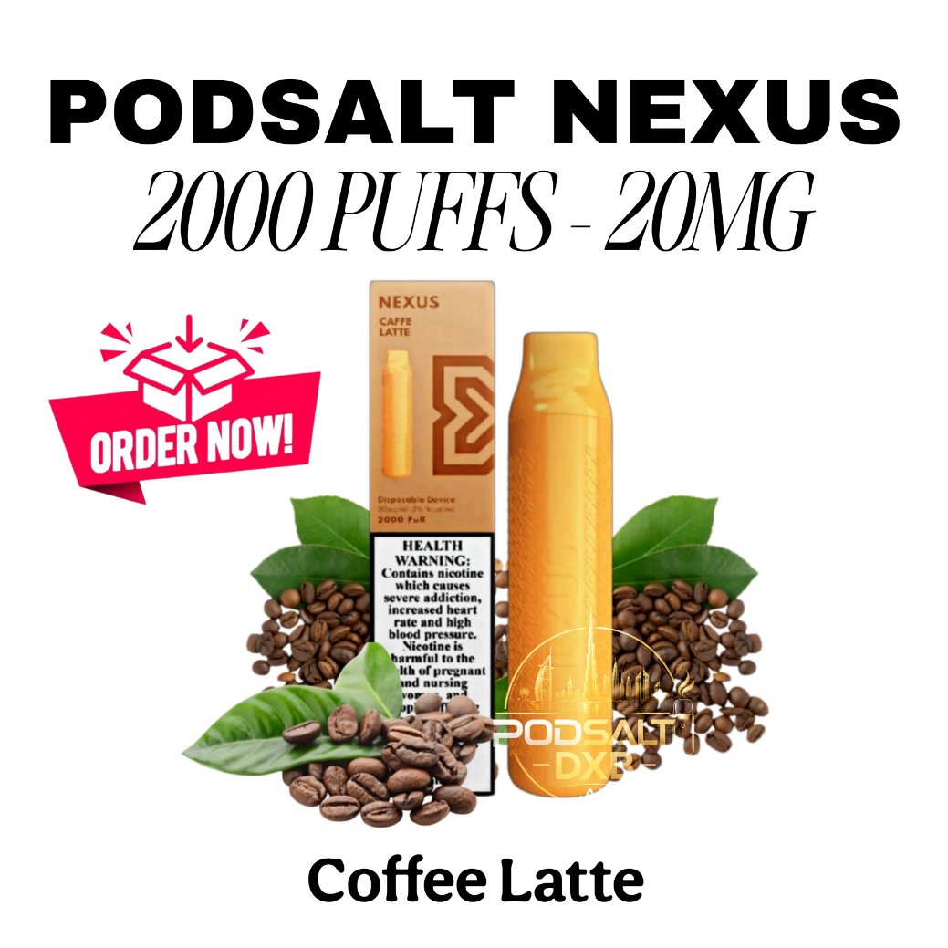 Pod Salt Nexus 2000 Puffs Coffee latte