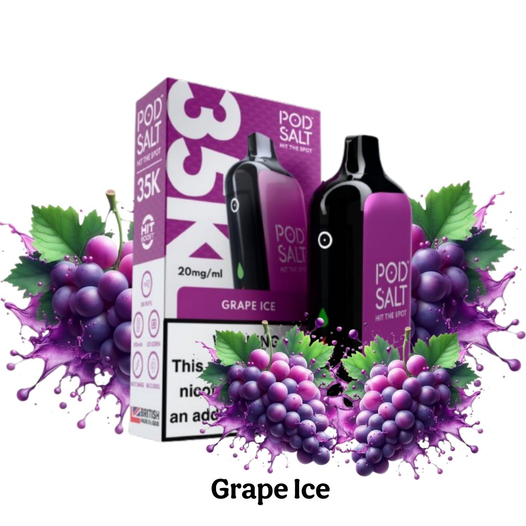 Pod Salt 35000 Puffs Grape Ice