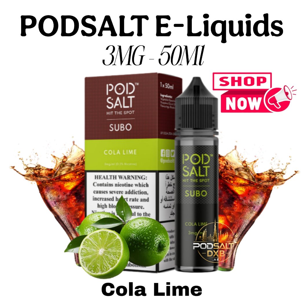 Pod Salt Eliquid 50ml 3MG Cola Lime