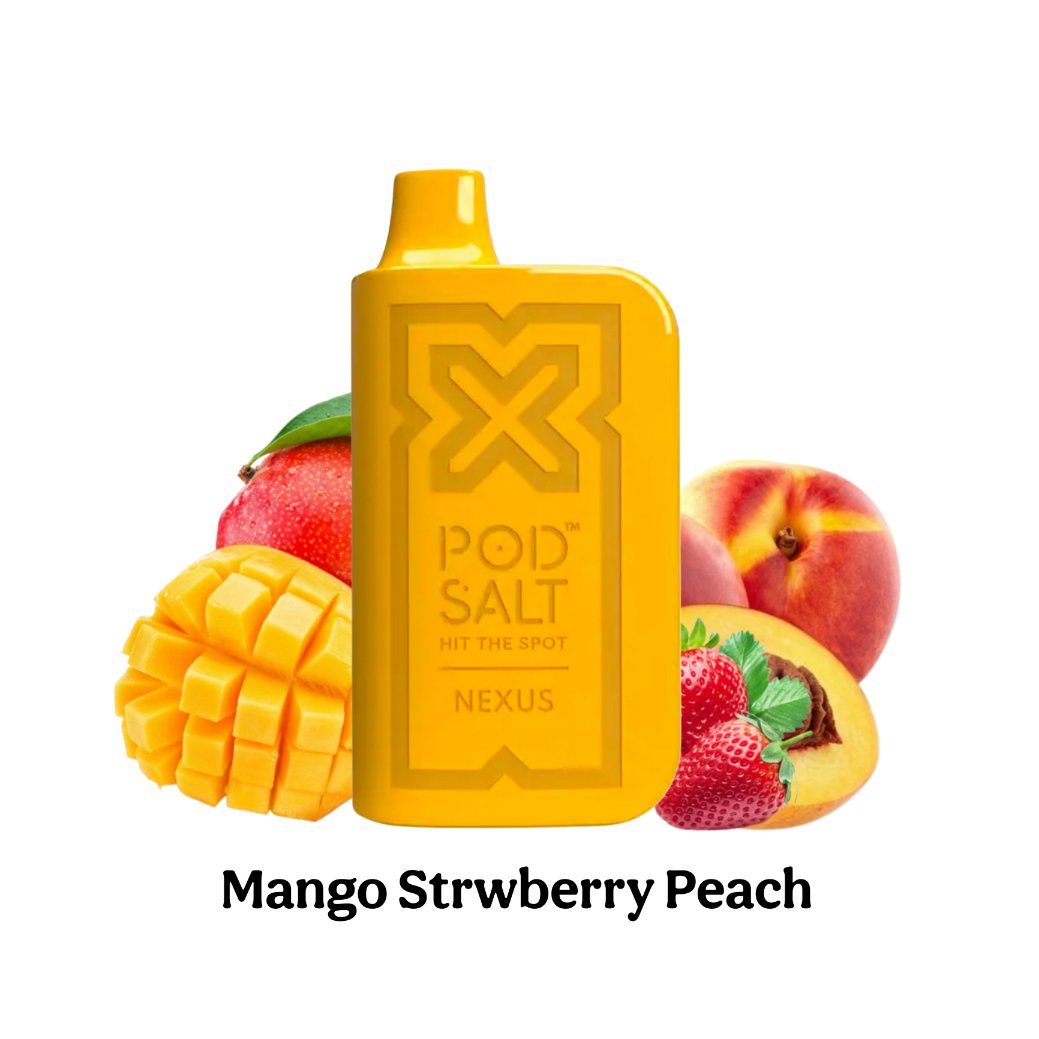 Pod Salt Nexus 6000 Puffs Mango Strawberry Peach