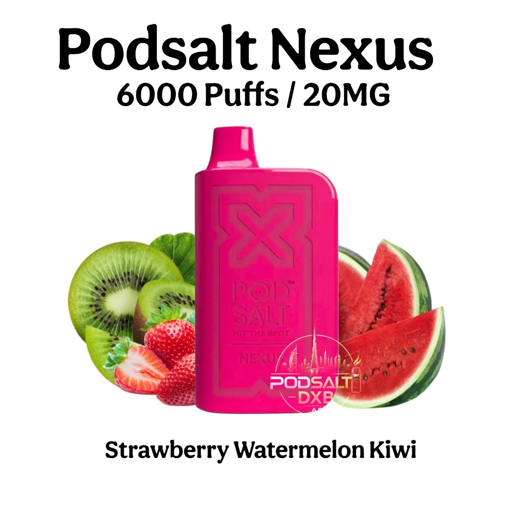 Pod Salt Nexus 6000 Puffs Strawberry Watermelon Kiwi
