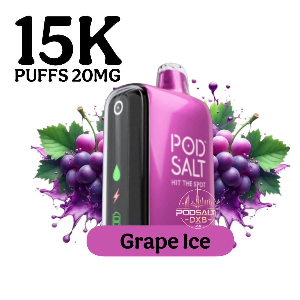 Pod Salt 15000 Puffs Grape Ice