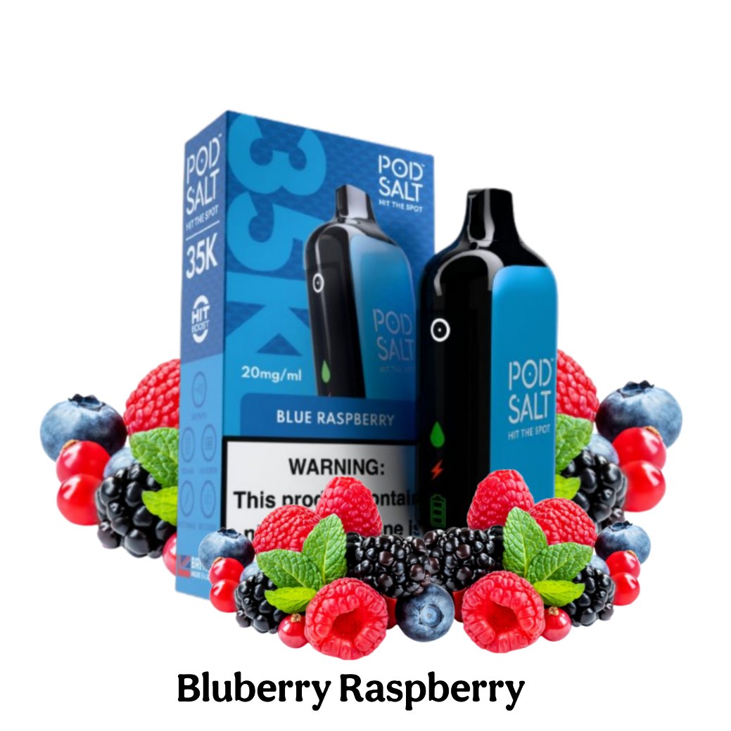 Pod Salt 35000 Puffs Blue Raspberry