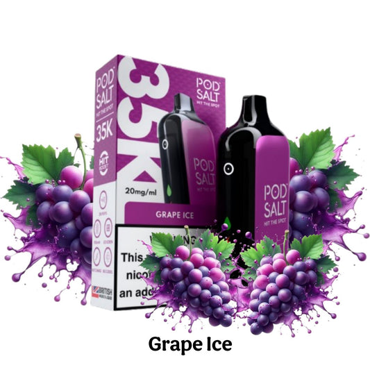 Pod Salt 35000 Puffs Grape Ice