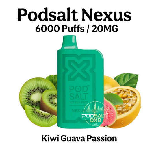 Pod Salt Nexus 6000 Puffs Kiwi Guava Passion
