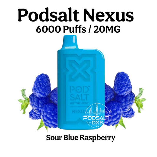 Pod Salt Nexus 6000 Puffs Sour Blue Raspberry